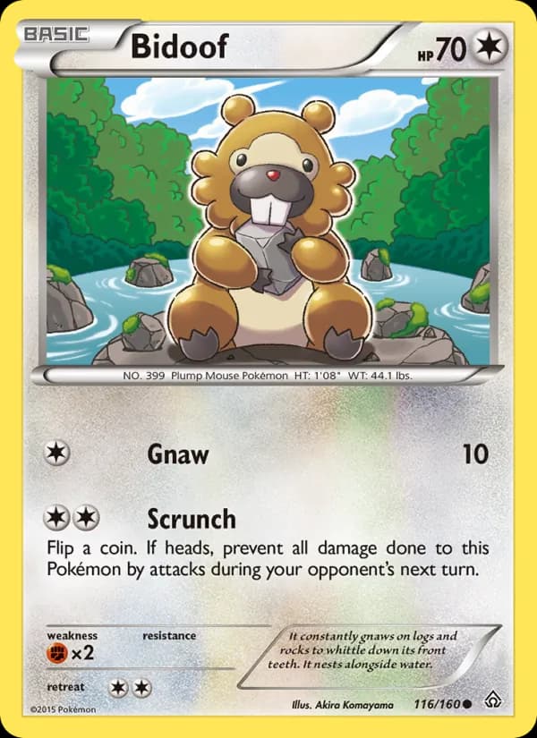 Bidoof 116/160, Primal Clash