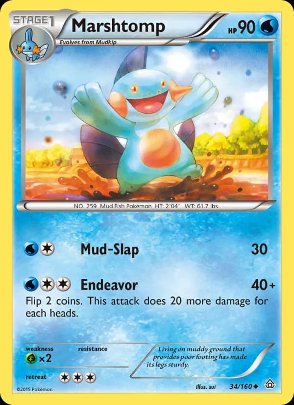 Marshtomp 34/160, Primal Clash