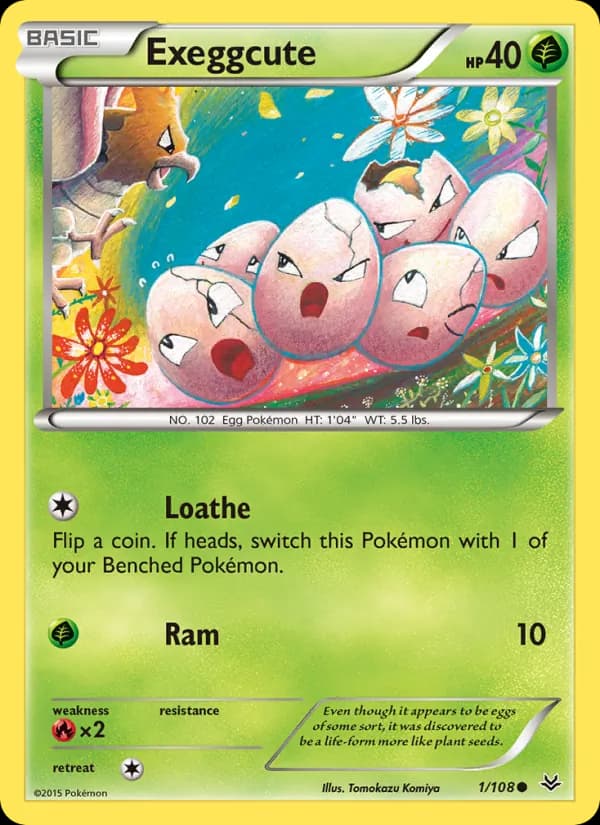 Exeggcute 1/108, Roaring Skies