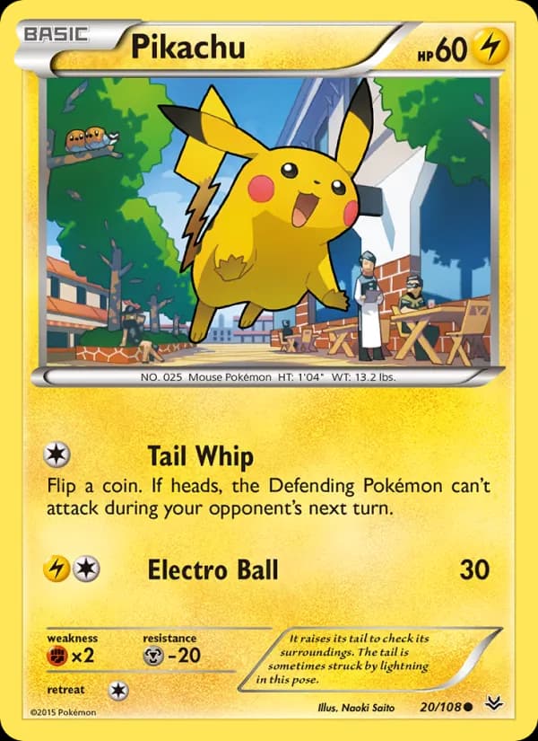 Pikachu 20/108, Roaring Skies