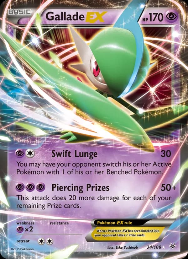 Gallade EX 34/108, Roaring Skies