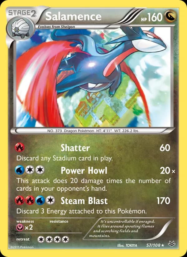 Salamence 57/108, Roaring Skies