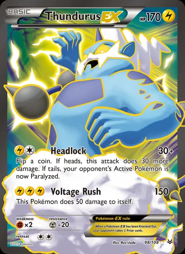 Thundurus EX 98/108, Roaring Skies