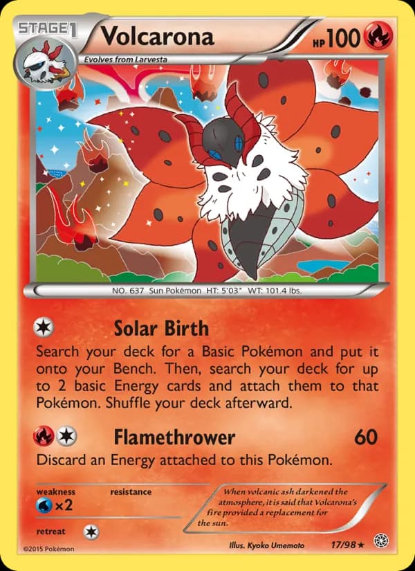 Volcarona 17/98, Ancient Origins