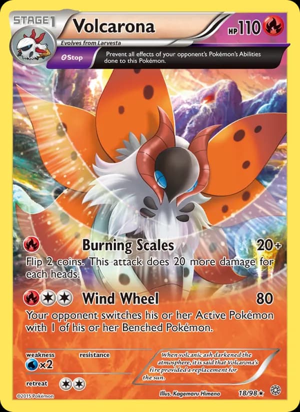Volcarona 18/98, Ancient Origins