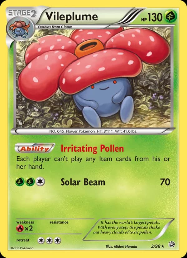Vileplume 3/98, Ancient Origins