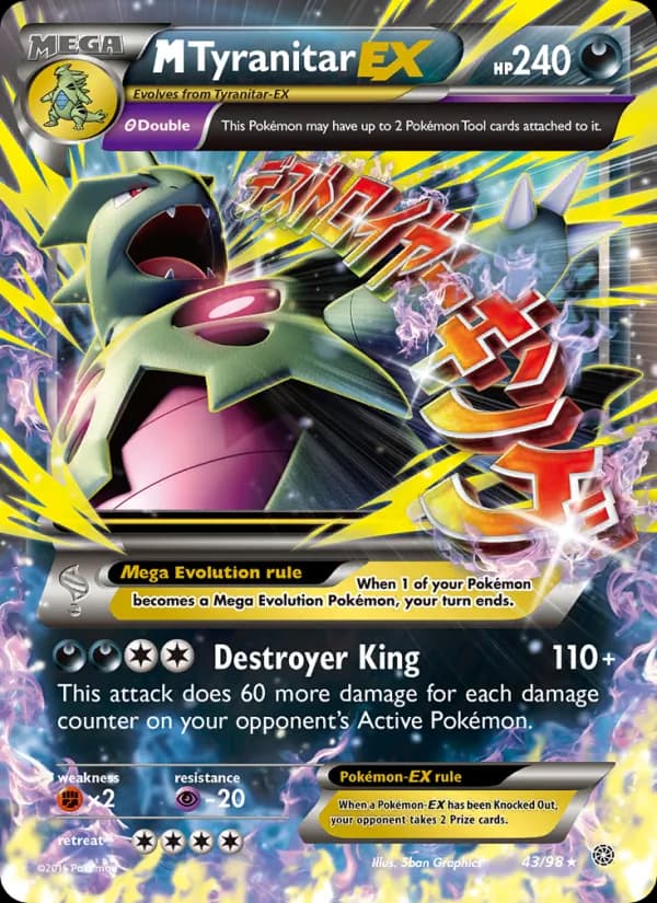 M Tyranitar EX 43/98