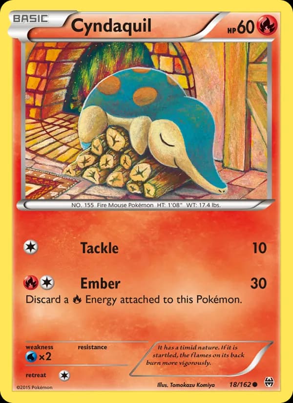 Cyndaquil 18/162, BREAKthrough