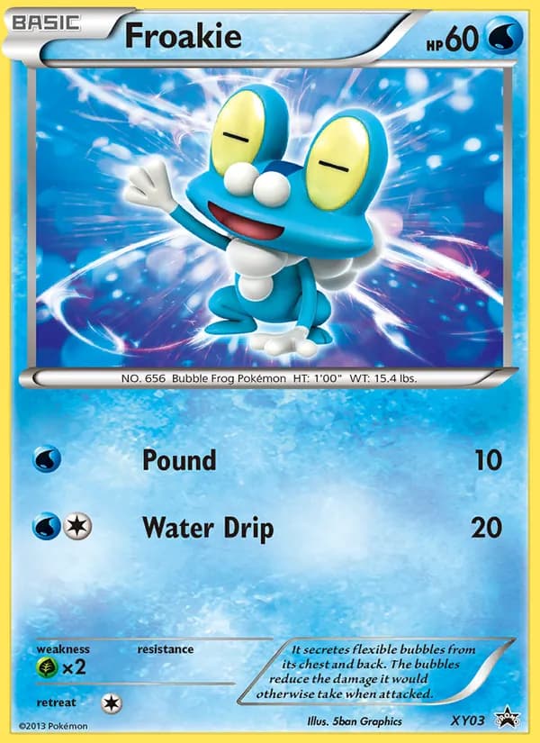 Froakie XY03/211, XY Black Star Promos