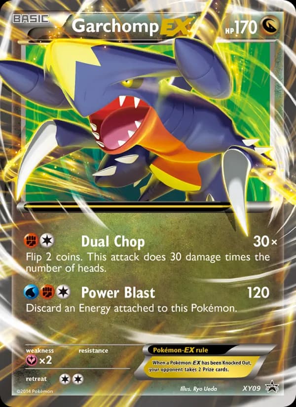 Garchomp EX XY09/211, XY Black Star Promos