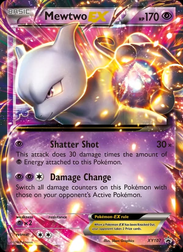 Mewtwo EX XY107/211, XY Black Star Promos