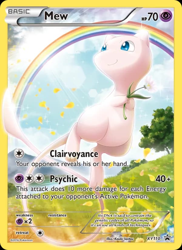 Mew XY110/211, XY Black Star Promos