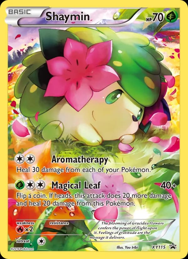 Shaymin XY115/211, XY Black Star Promos