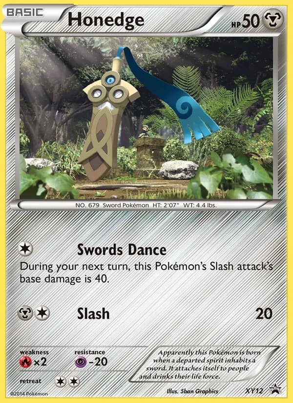 Honedge XY12/211, XY Black Star Promos