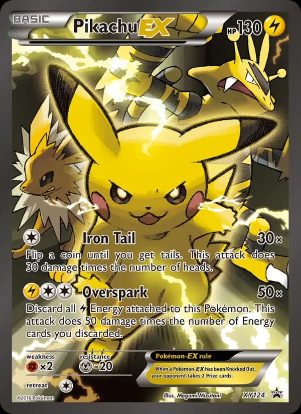 Pikachu EX XY124/211, XY Black Star Promos