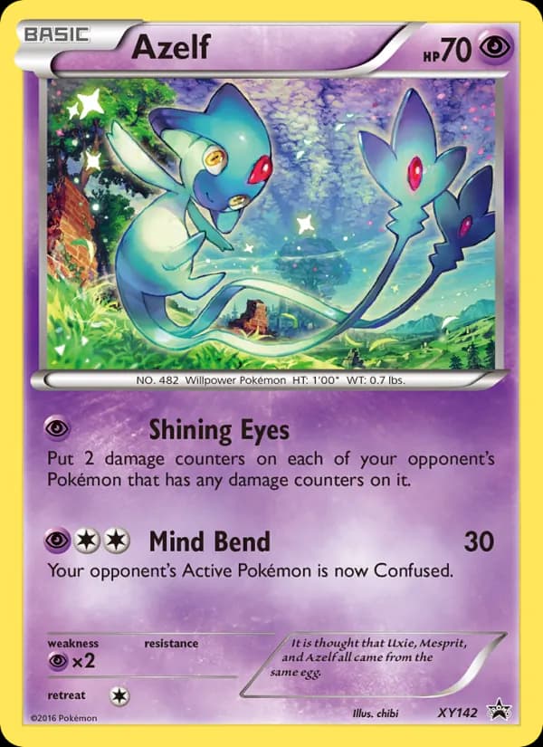 Azelf XY142/211, XY Black Star Promos