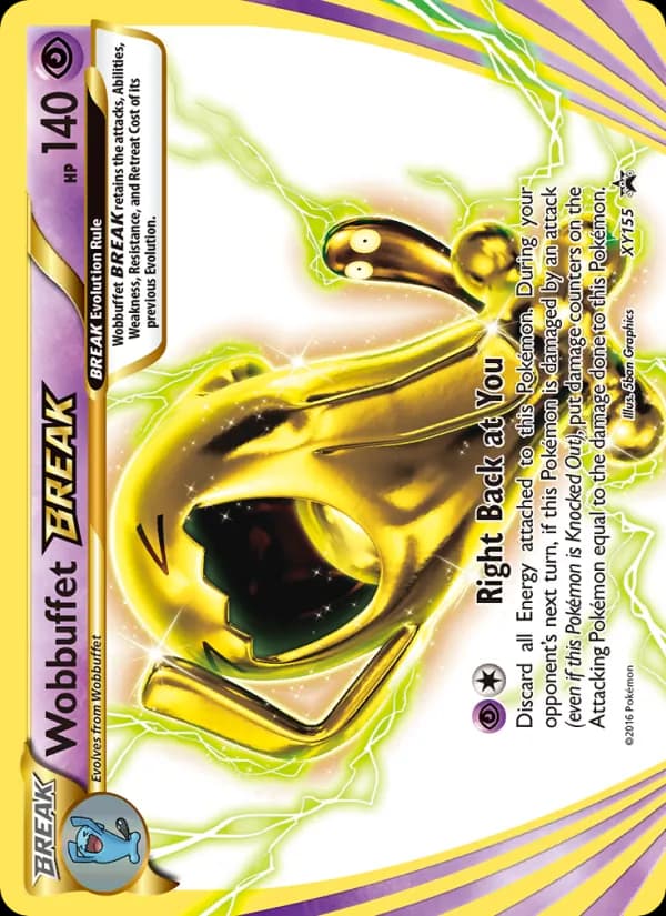 Wobbuffet BREAK XY155/211, XY Black Star Promos
