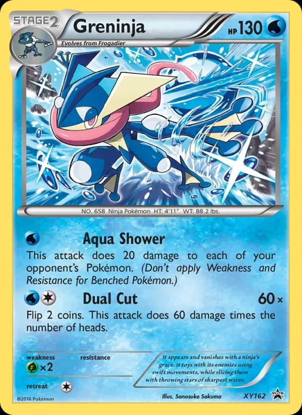 Greninja XY162/211, XY Black Star Promos