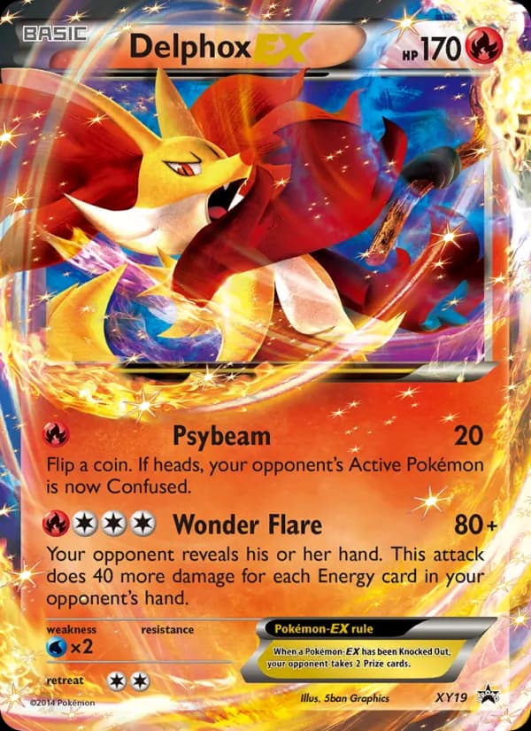 Delphox EX XY19/211, XY Black Star Promos