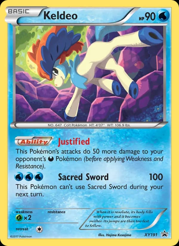 Keldeo XY191/211, XY Black Star Promos