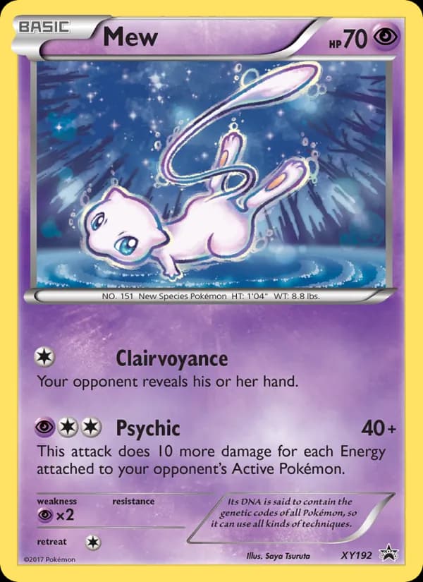 Mew XY192/211, XY Black Star Promos
