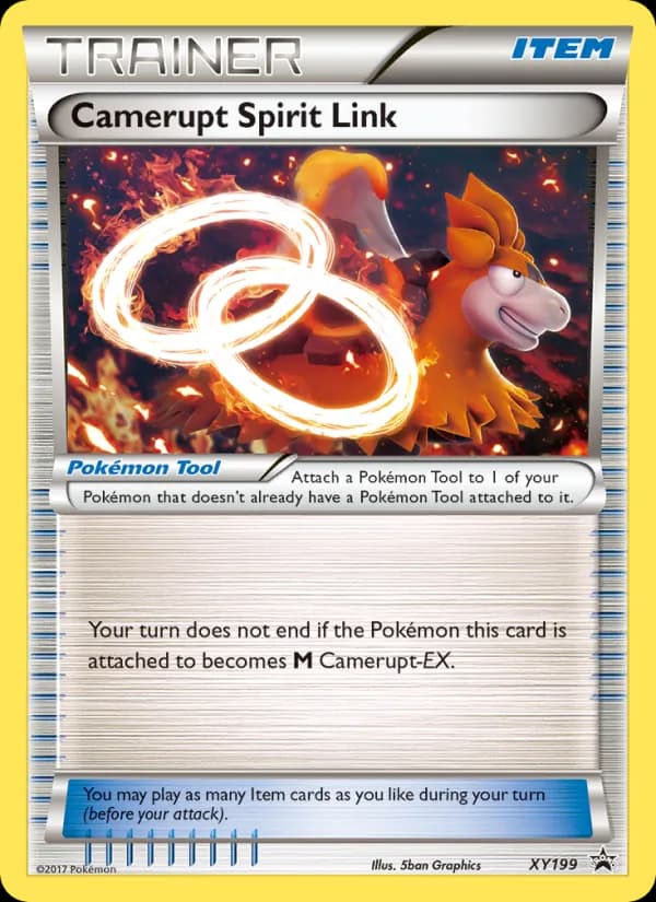 Camerupt Spirit Link XY199/211, XY Black Star Promos