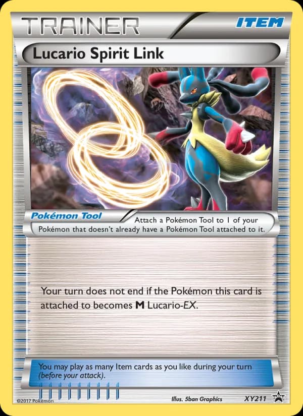 Lucario Spirit Link XY211/211, XY Black Star Promos