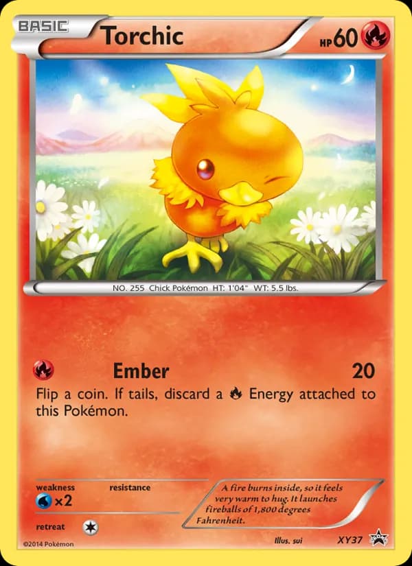 Torchic XY37/211, XY Black Star Promos