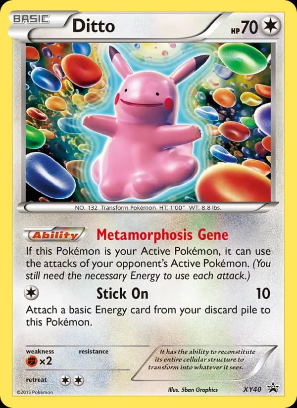 Ditto XY40/211, XY Black Star Promos