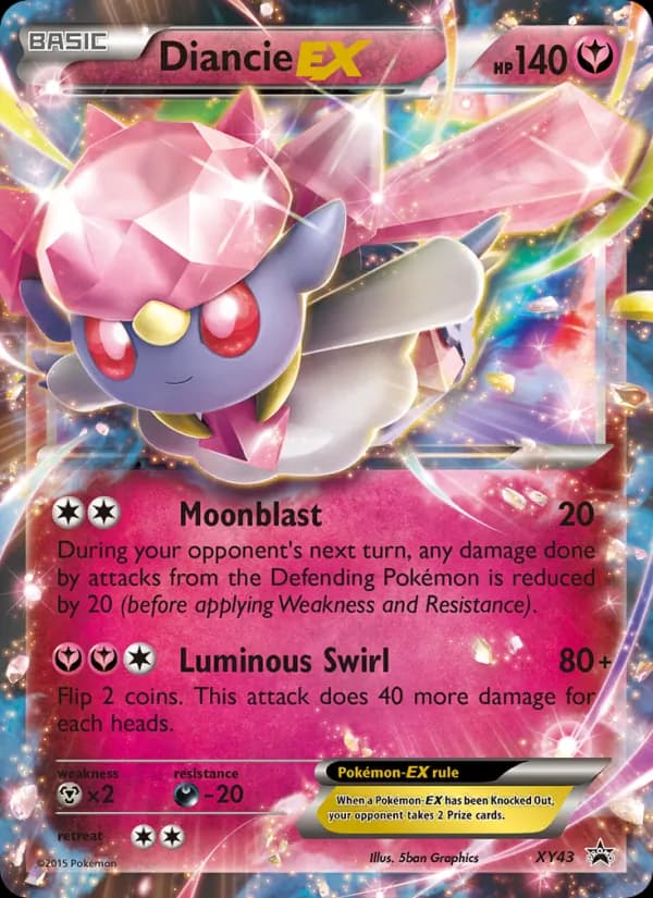 Diancie EX XY43/211, XY Black Star Promos