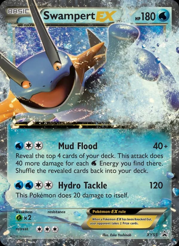 Swampert EX XY55/211, XY Black Star Promos