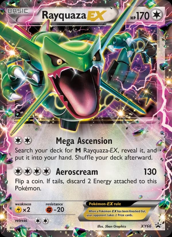 Rayquaza EX XY66/211, XY Black Star Promos