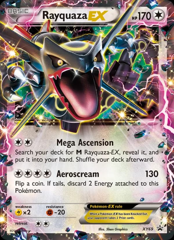 Rayquaza EX XY69/211, XY Black Star Promos