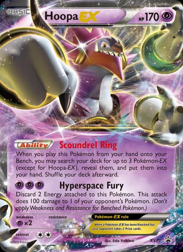 Hoopa EX XY71/211, XY Black Star Promos