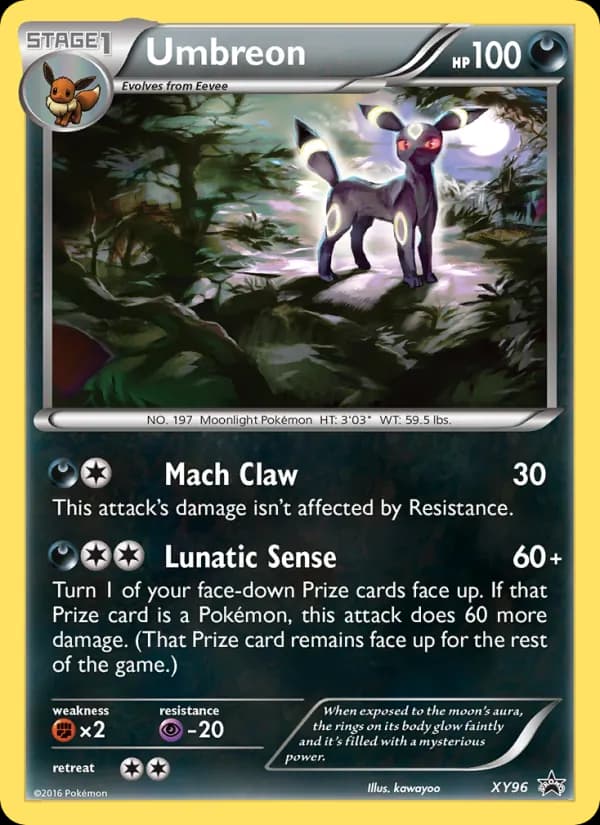 Umbreon XY96/211, XY Black Star Promos
